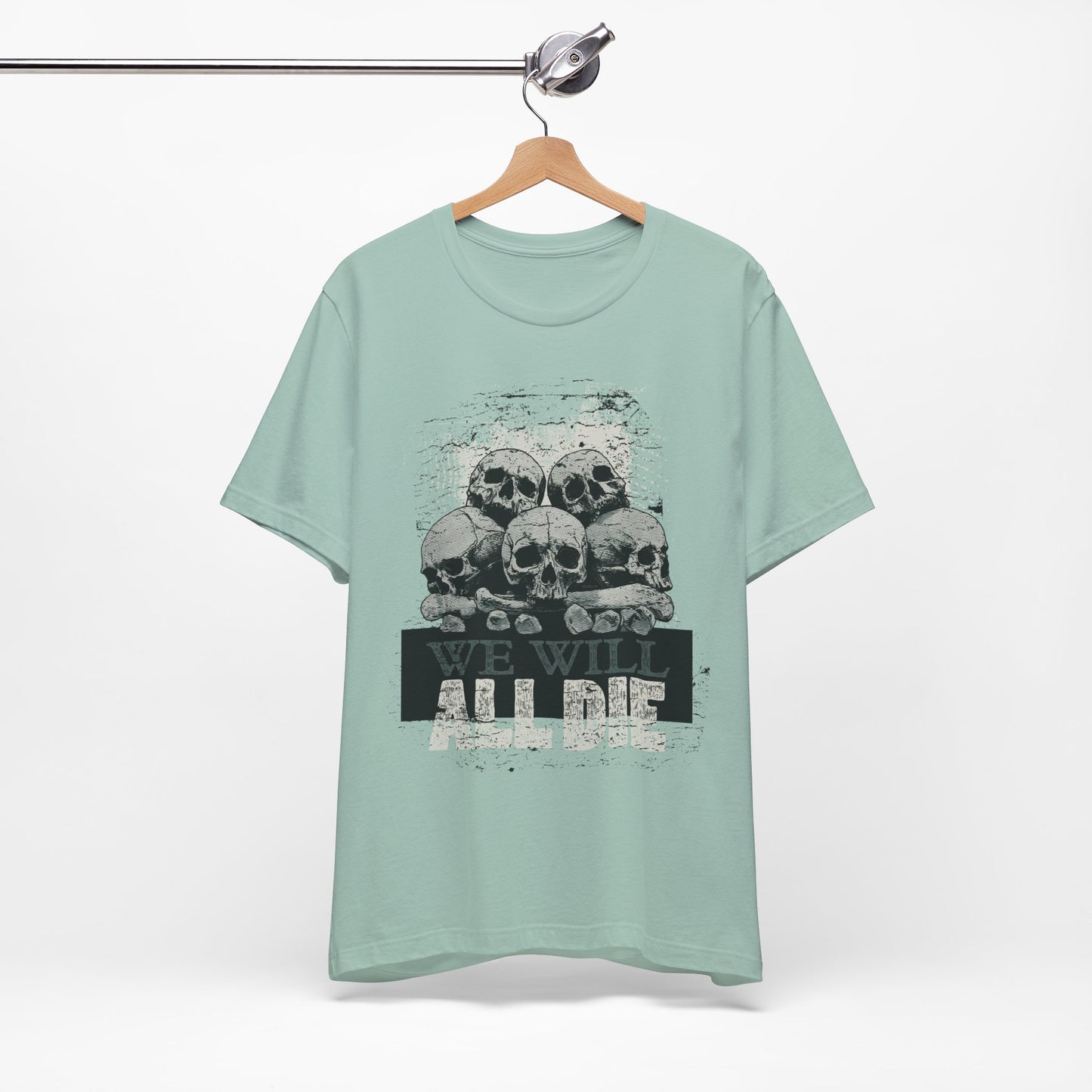 All Die Skull Graphic Design Tee, Skull Shirt, Vintage Tees, Art Design T-Shirt, Graphic Tee, Art Shirts