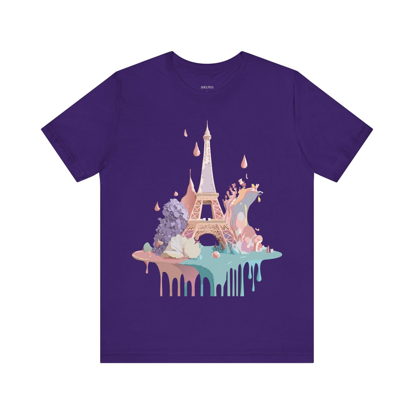 Paris Graphic Tee Unisex Short Sleeve With Vintage Inspired Artwork