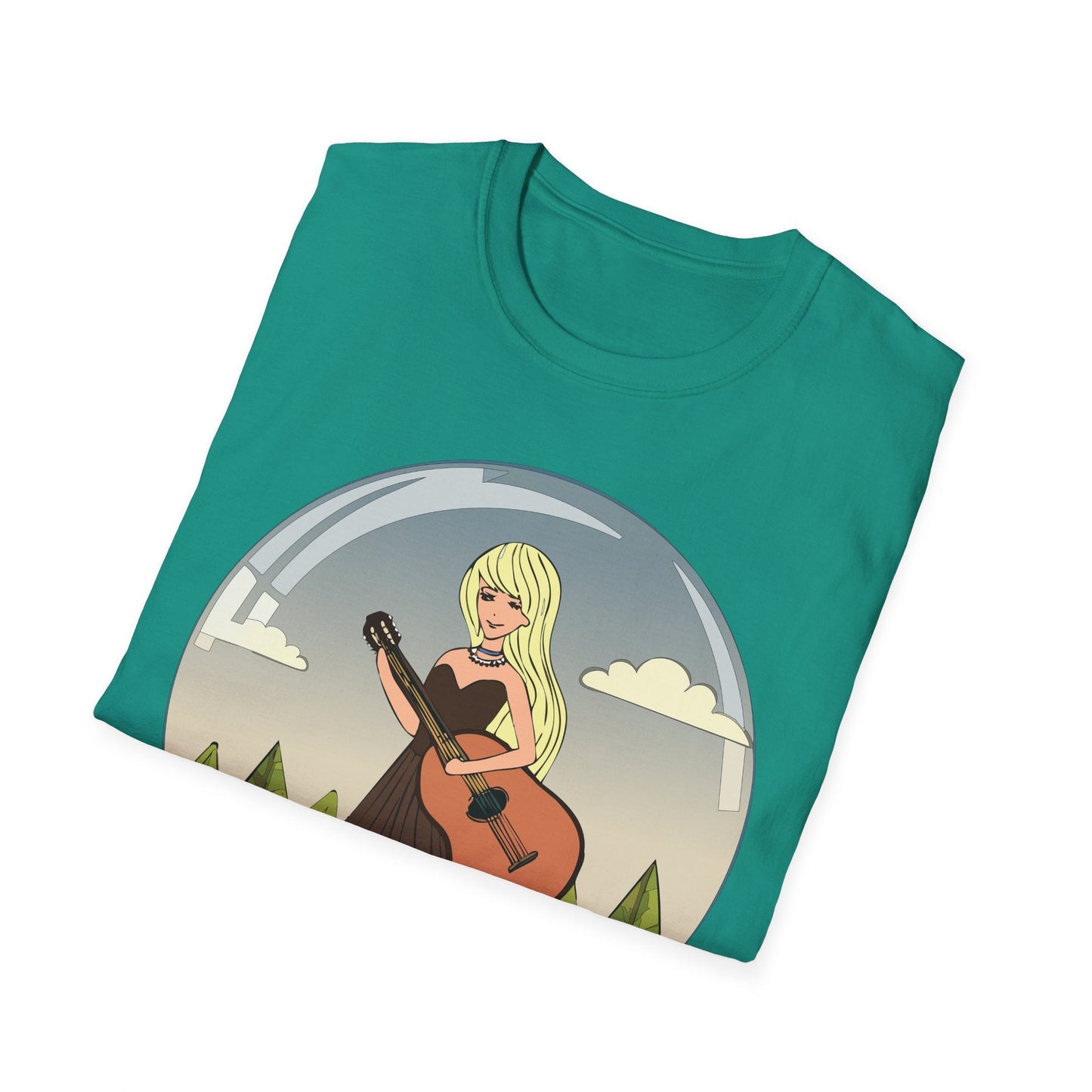 Womens Graphic T Shirt Art Design Tee Softstyle 100 Percent Ring Spun Cotton Short Sleeve
