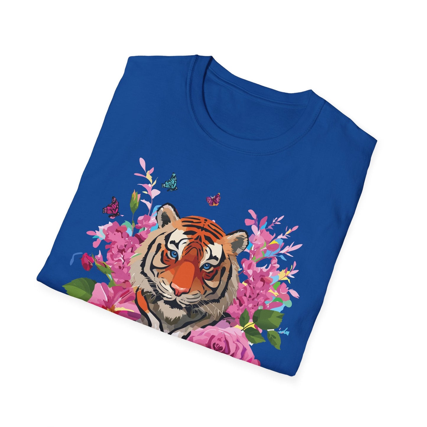 Tiger Shirt Unisex Gildan Softstyle Cotton Tee 100 Percent Ring Spun Comfort