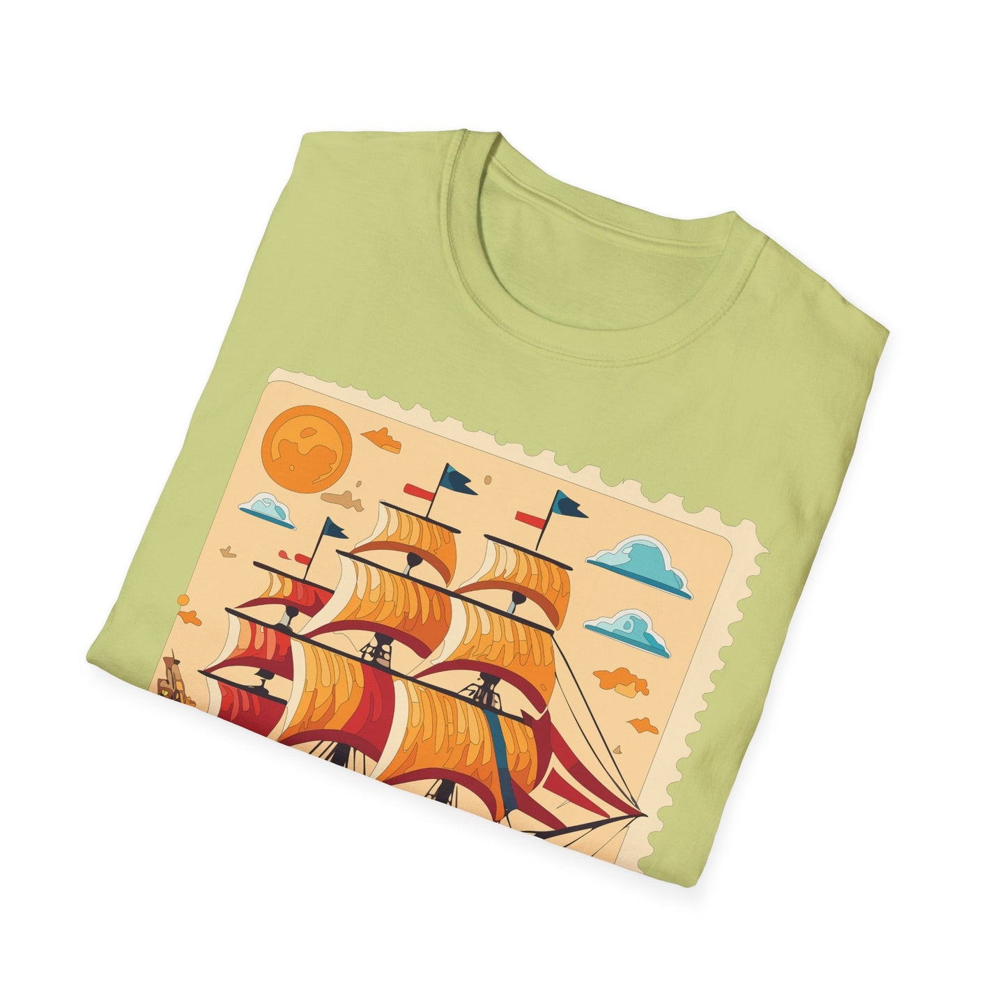 Ship T Shirts Frigate T Shirts Vessel Tee Shirt Unisex Gildan Softstyle 64000 Comfort Fit