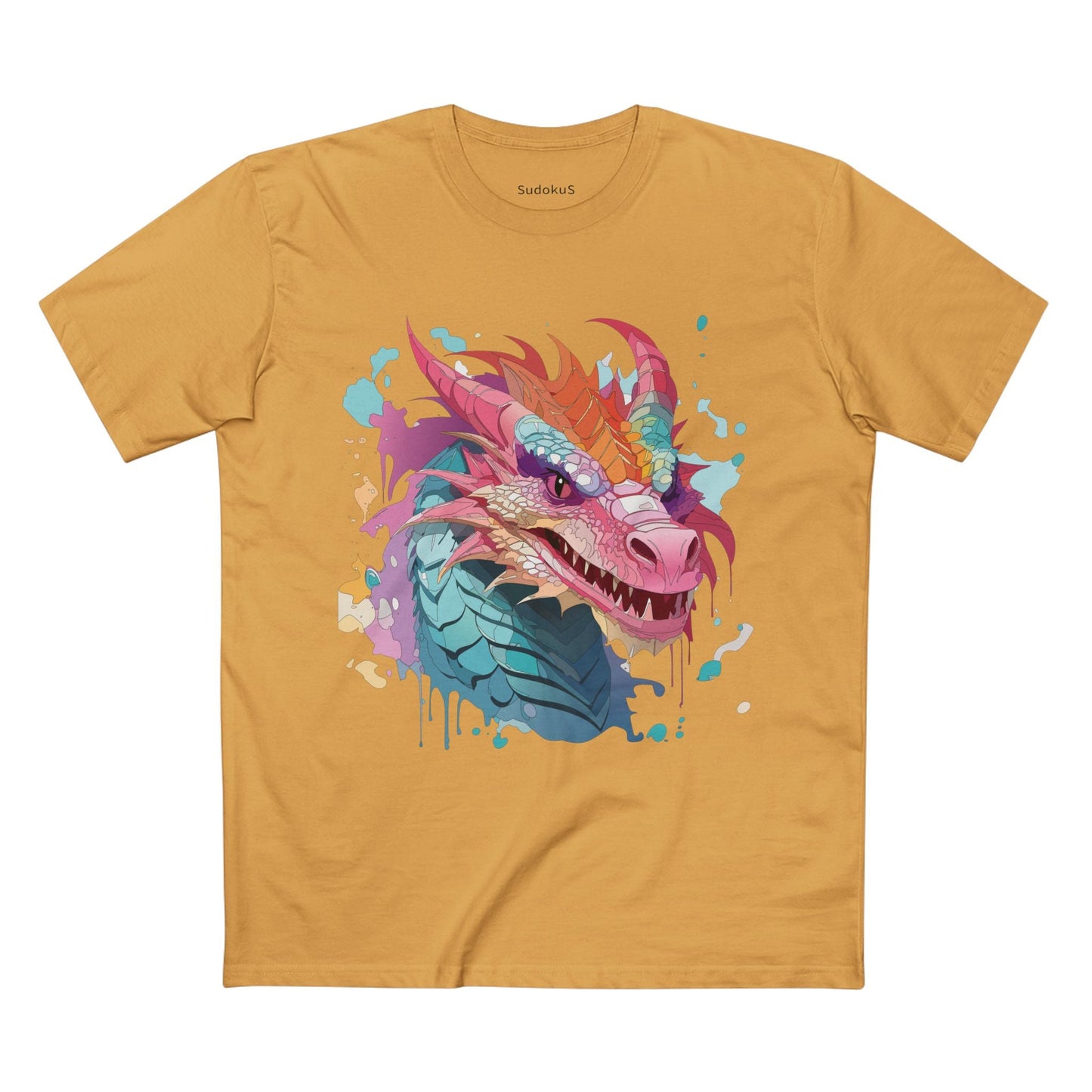Dragon Graphic Unisex 100 Cotton Staple Tee 4