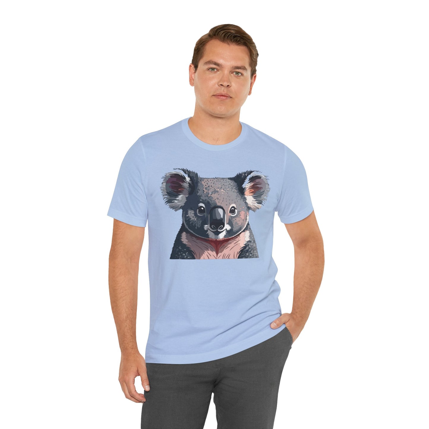 Unisex Animal Shirt Graphic Tee With Wildlife Art Design Animal Print Short Sleeve Casual Wear