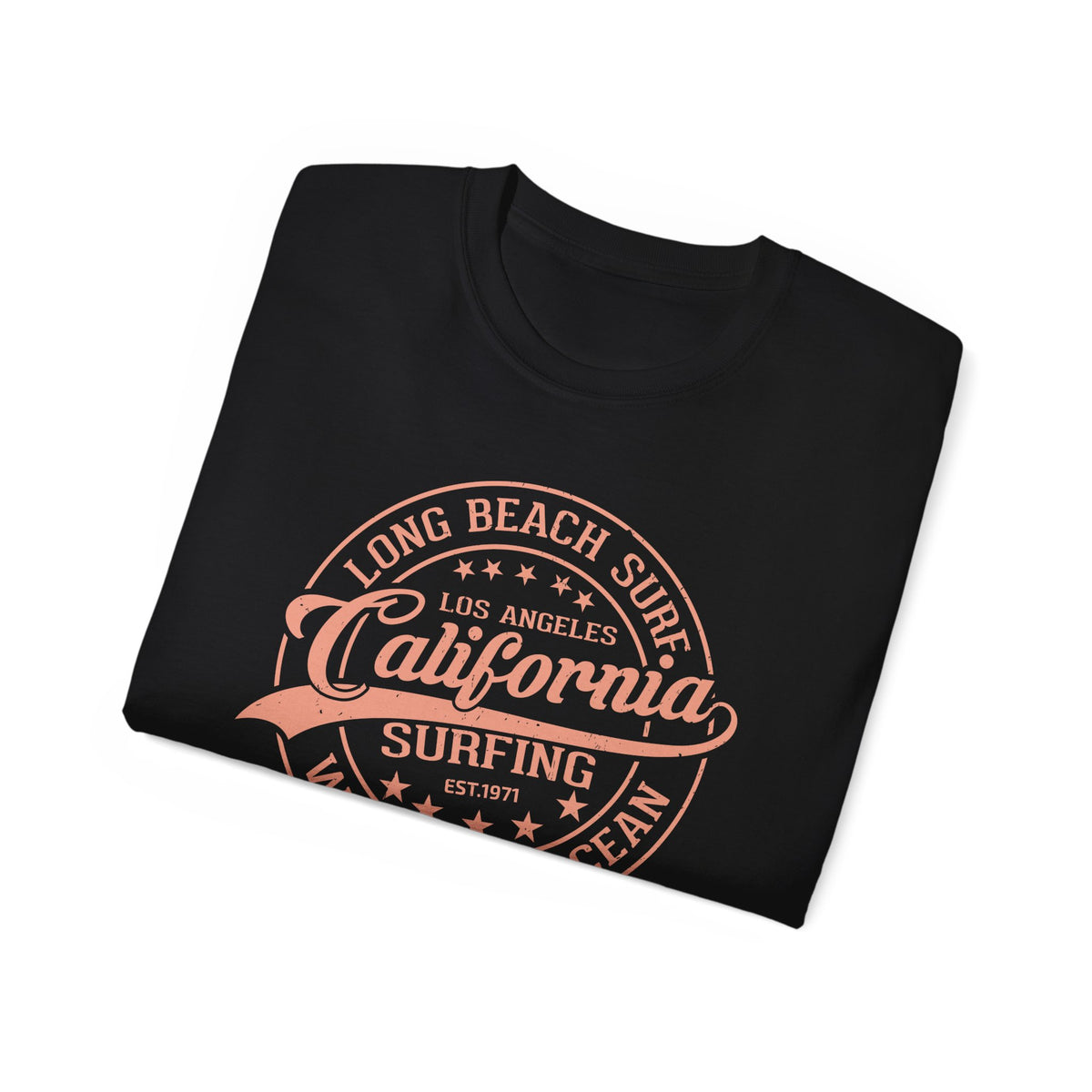 California Surfing Logo T-Shirt | Long Beach Pacific Ocean Tee
