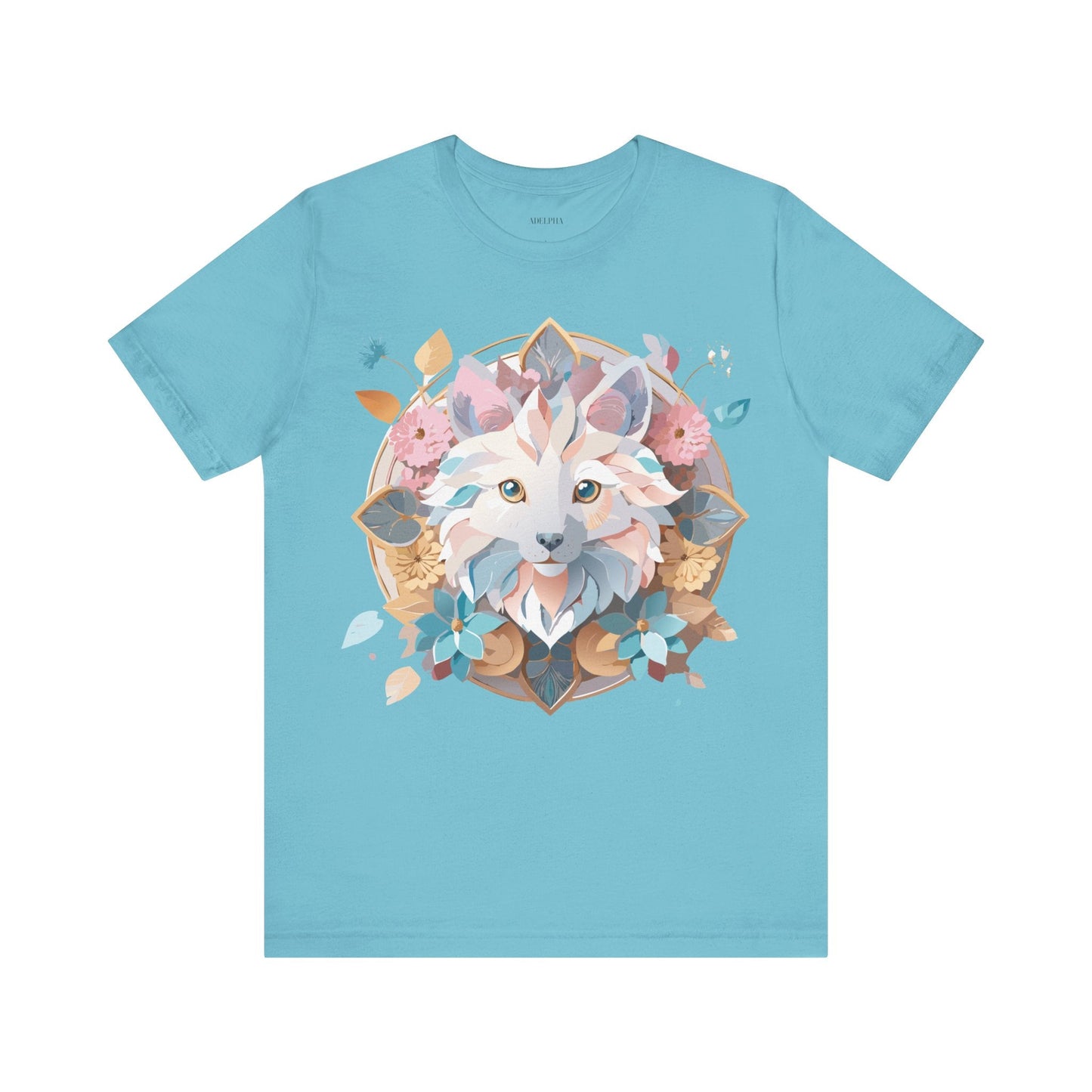 Medallion Graphic Unisex 100 Cotton Vintage Animal Medal Artwork Tee 90