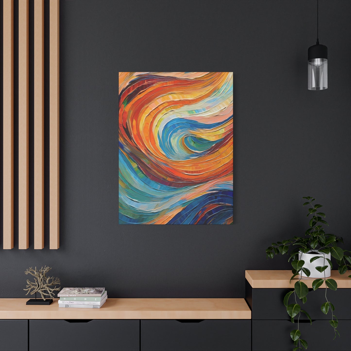 Abstract Oil Painting Print Canvas 20x24,20x30,24x30 24x32,24x36,30x40 32x48,36x48,40x60 Pine-Wood Inner Frame ABS-97