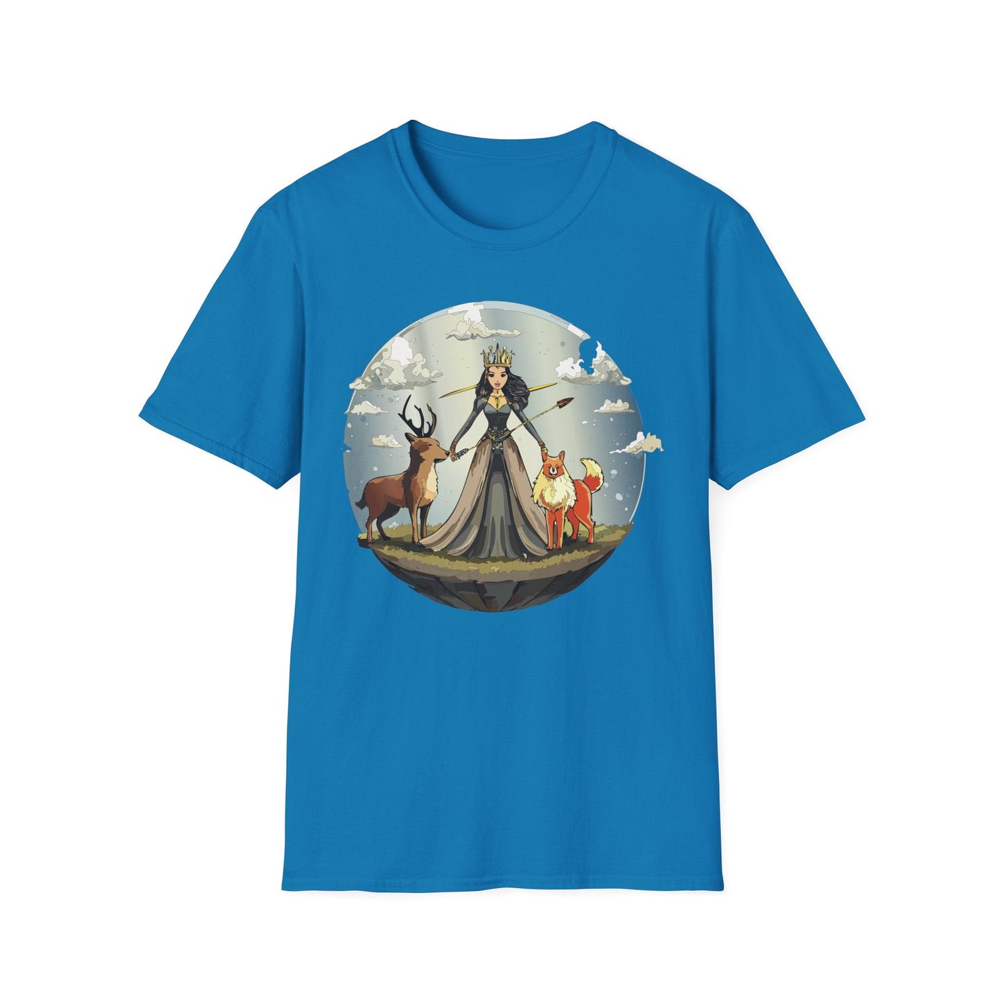 Womens Graphic T Shirt Art Design Tee Softstyle Gildan 64000 Cotton Comfort Fit Casual Wear