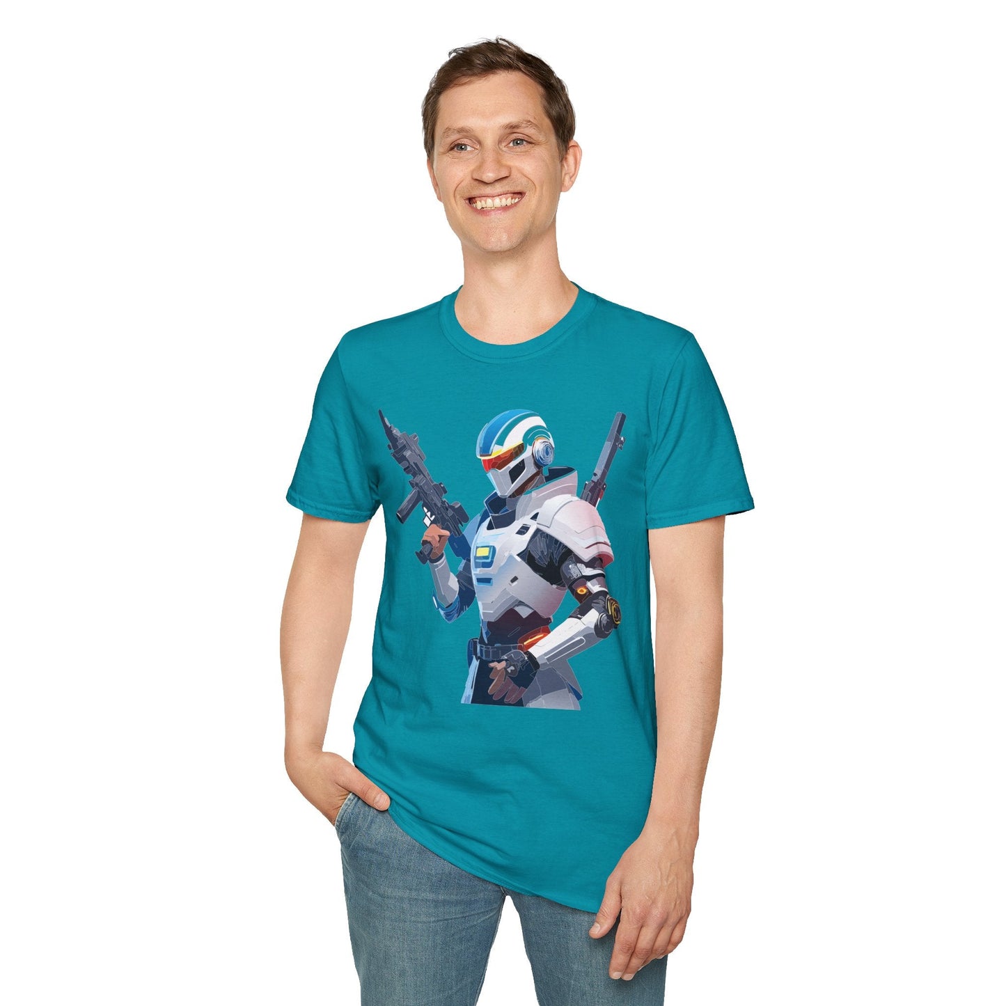 Robocop T Shirt Unisex Gildan Softstyle 64000 100 Percent Ring Spun Cotton Tee Premium