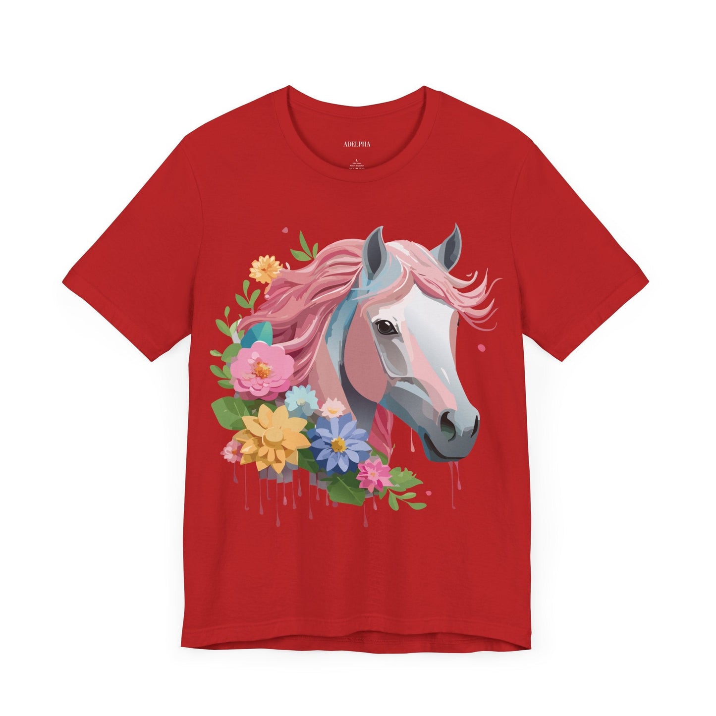 Horse Graphic Unisex 100 Cotton Vintage Animal Art T-Shirt 1