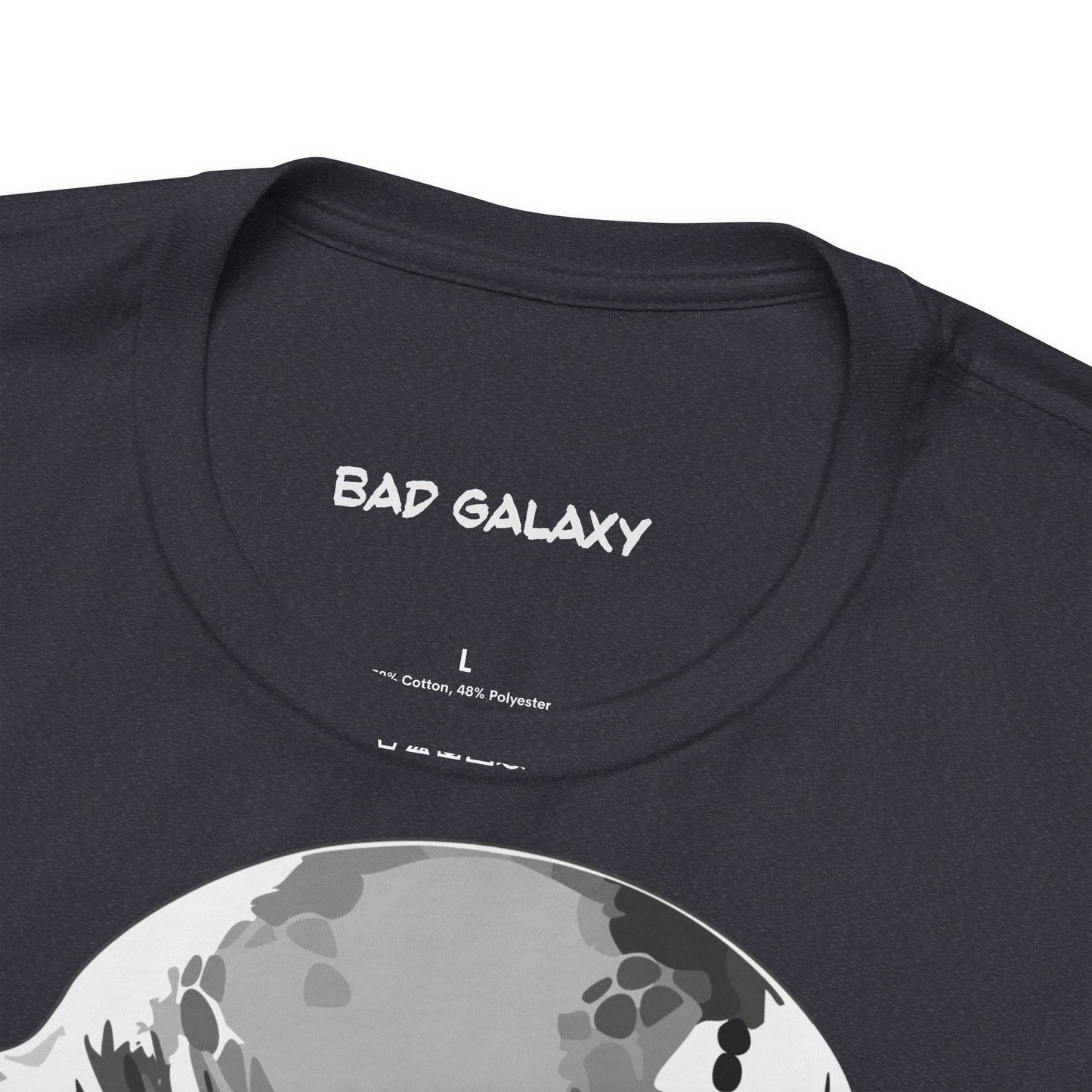 Tee Shirt With Alien From Bad Galaxy 100 Percent Cotton Made In USA Free Shipping