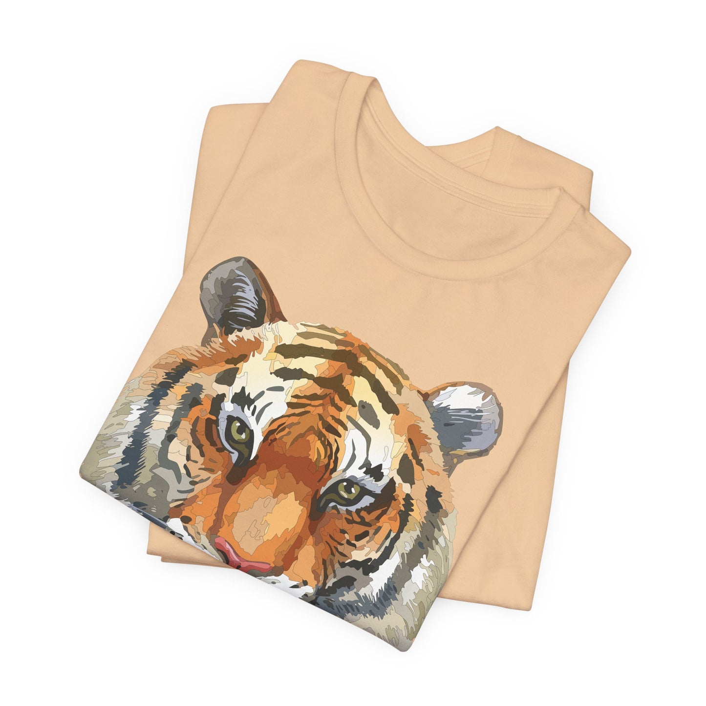 Unisex Tiger Tee, Animal Shirt, Tee Shirt with Tiger, Safari T-Shirt, Animal Tees, Big Cat Shirt, Safari T-Shirt 4