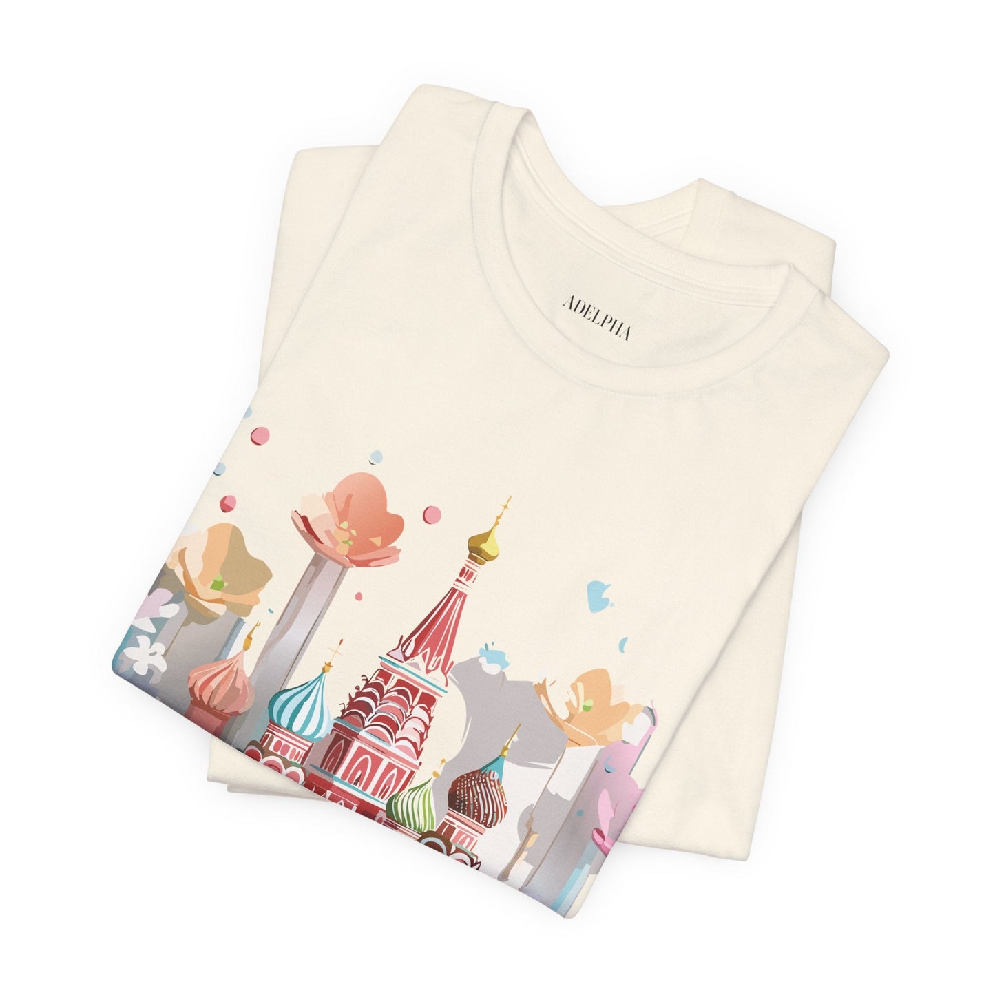 Unisex Graphic Tee From Adelpha Moscow Themed Tourist Shirt Vintage Inspired Art