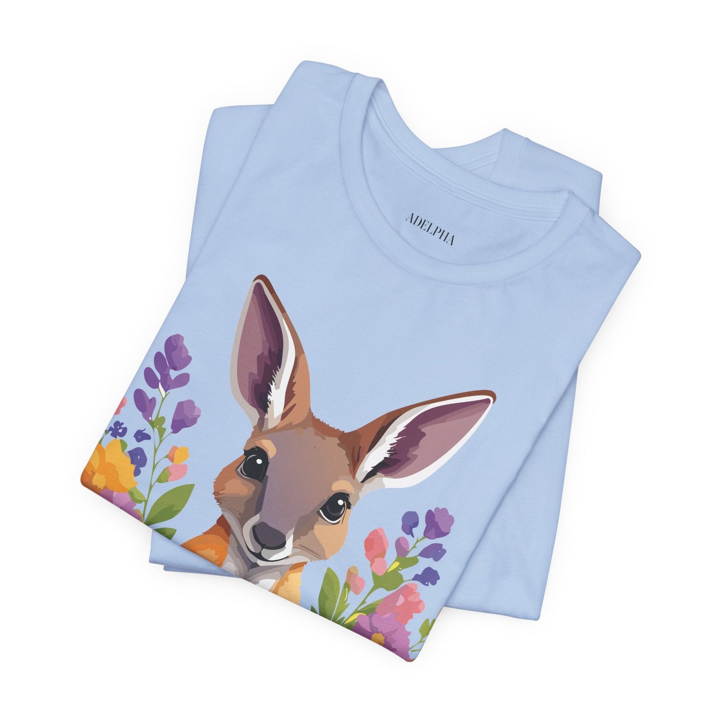 Kangaroo Graphic Unisex 100 Cotton Vintage Animal Artwork Tee 2