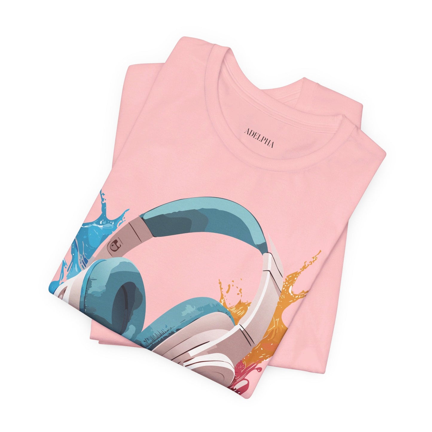 Music Graphic T Shirt Unisex Jersey Short Sleeve With Vintage Inspired Artwork Adelpha