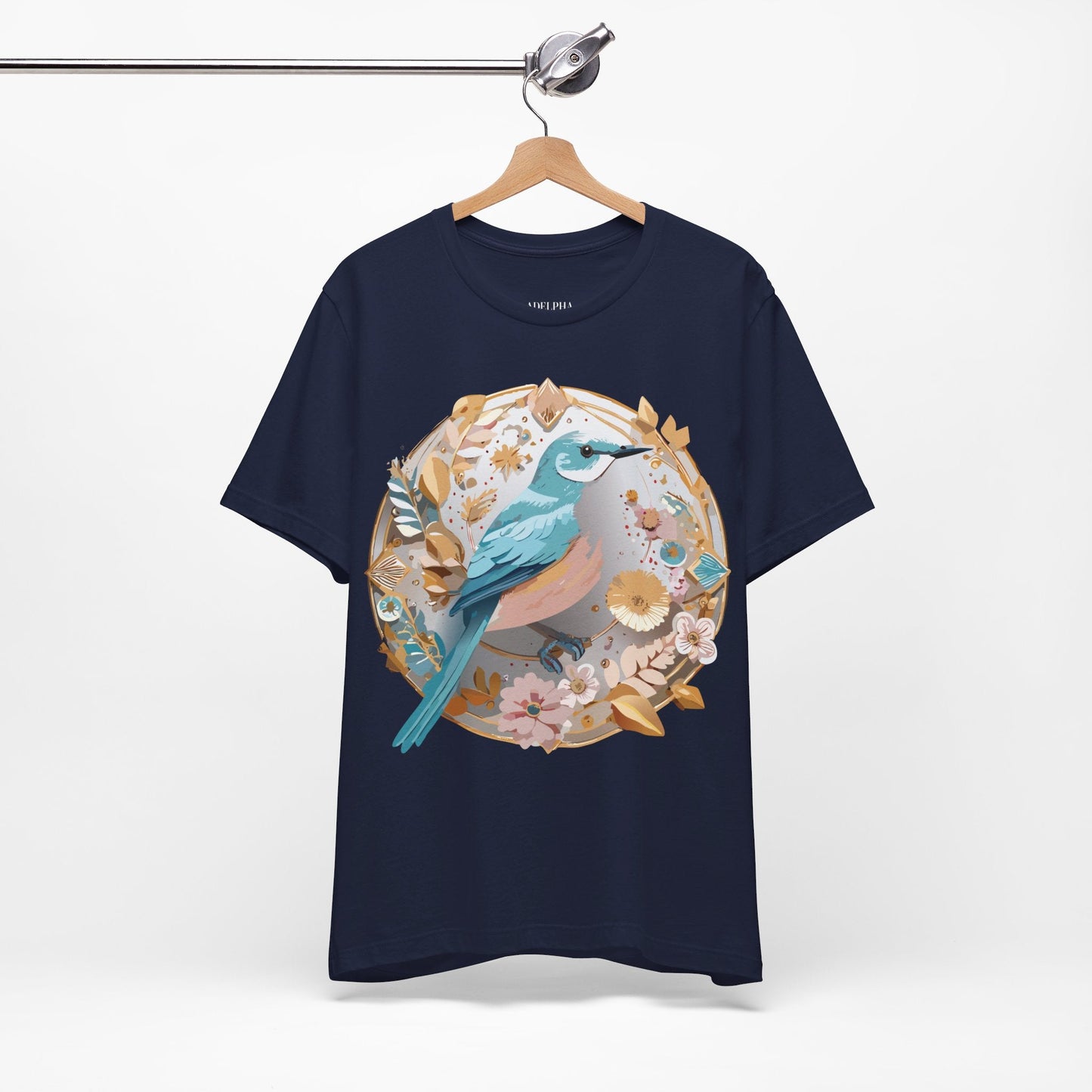 Adelpha Graphic T Shirt Unisex Jersey Short Sleeve Medallion Artwork Vintage Inspired Tee