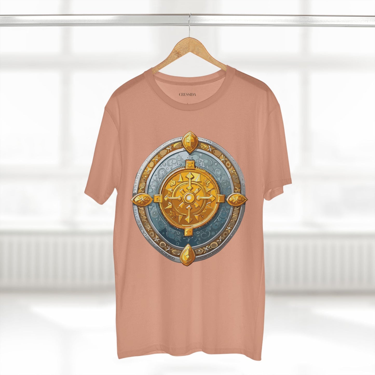 Antique Gold Coin Graphic Design T-Shirt Unisex 100 Cotton With Golden Print Artwork Tee 7