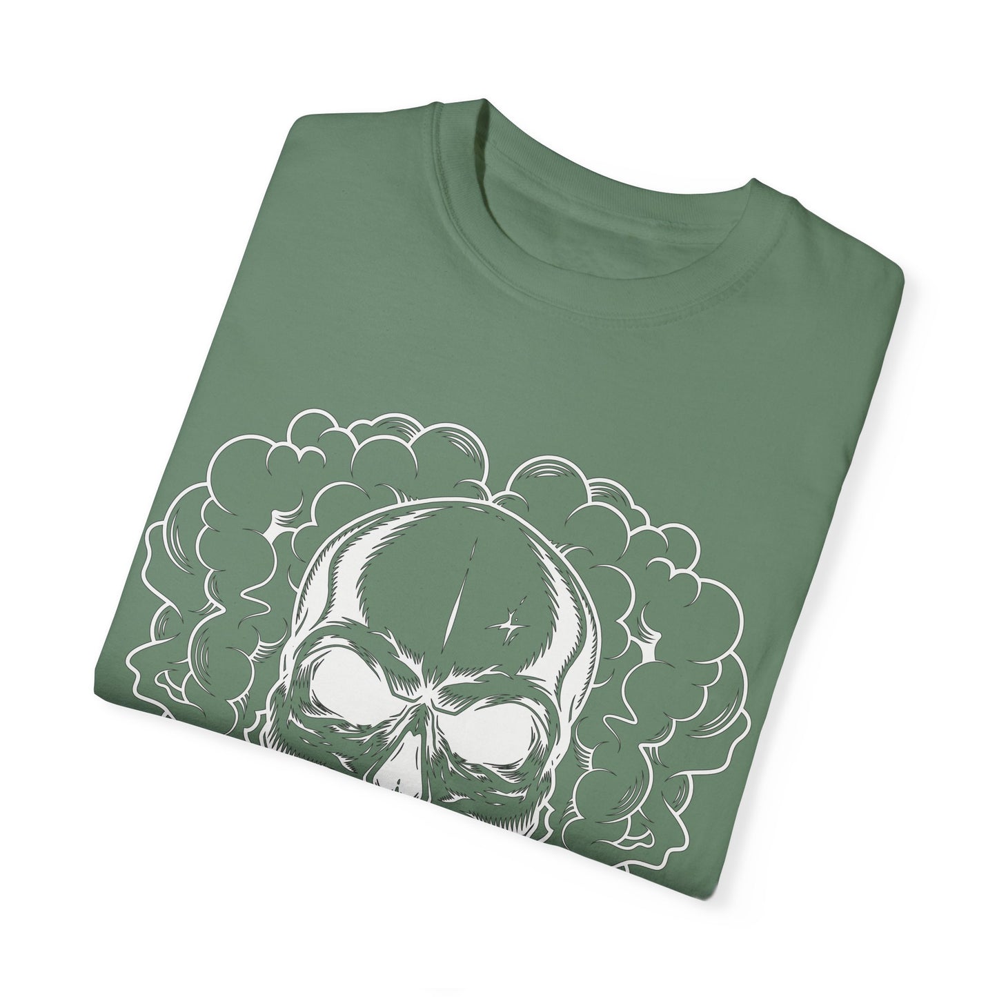 Unisex Cotton Tee Shirt with Skull