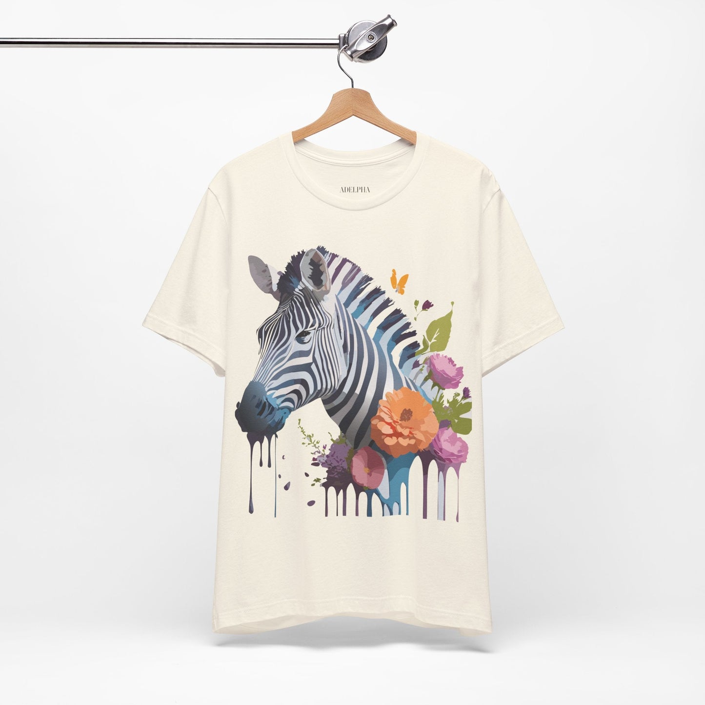 Adelpha Zebra Graphic Tee Unisex Short Sleeve Shirt Vintage Inspired Artwork Limited Edition