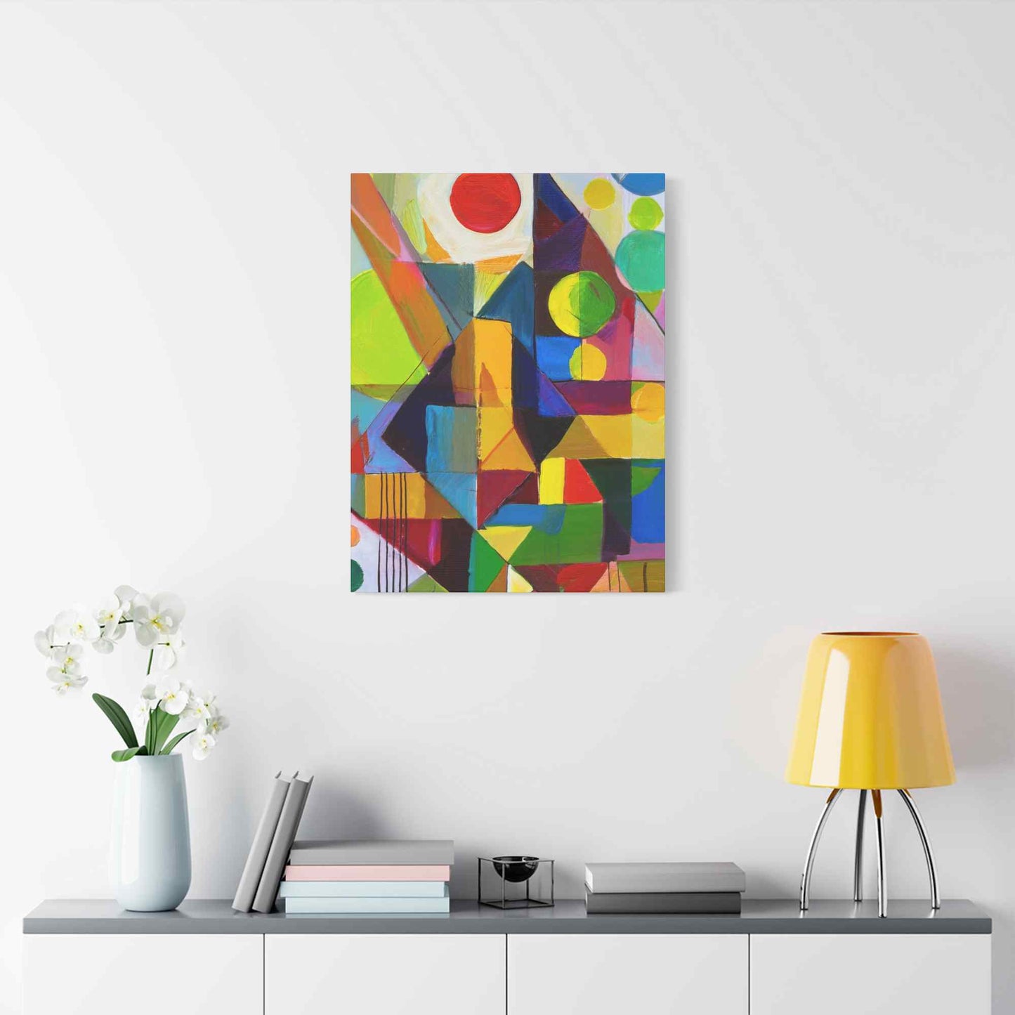 Abstract Painting Print Canvas 20x24,20x30,24x30, 24x32,24x36,30x40, 32x48,36x48,40x60 Pine-Wood Inner Frame ABS-6