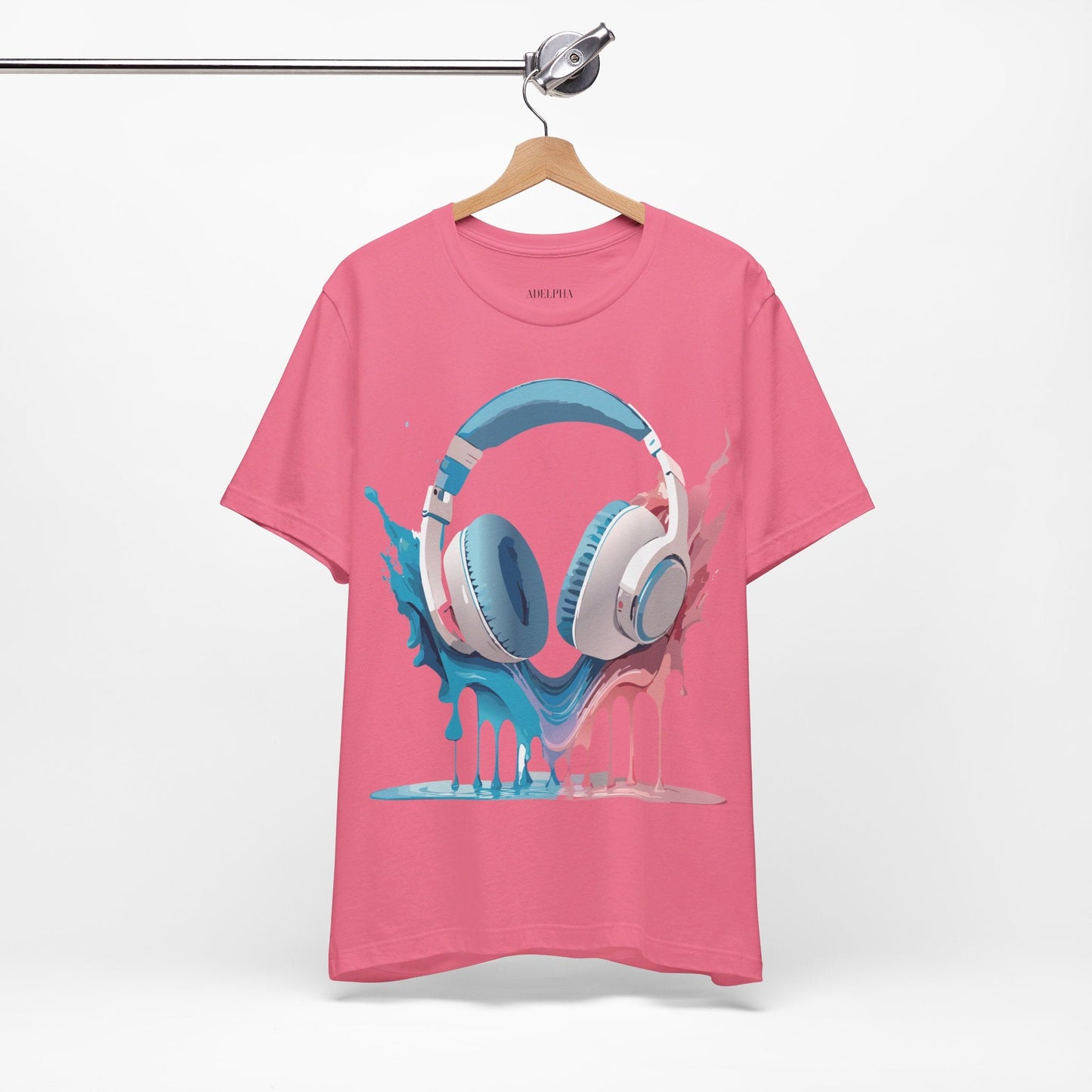 Music Graphic Unisex 100 Cotton Vintage Art with Musical Elements Tee 92