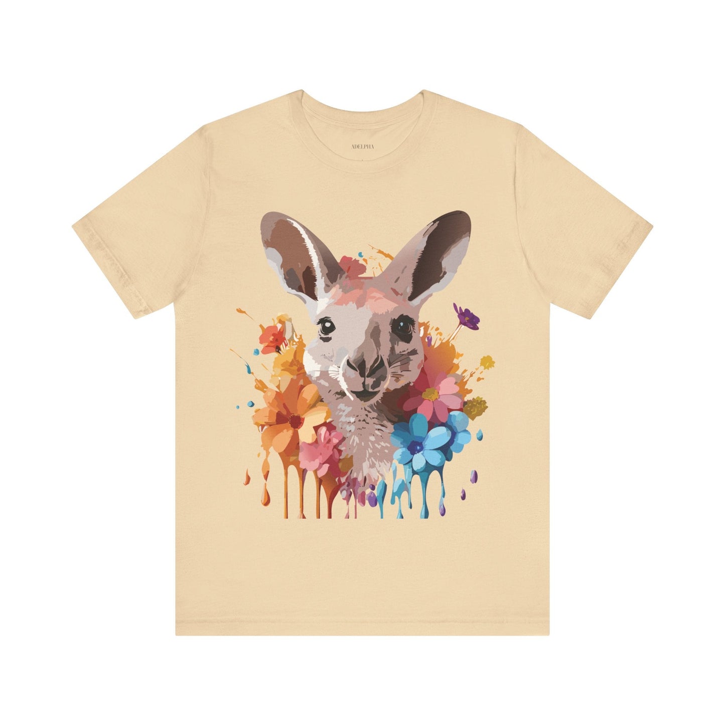 Kangaroo Graphic T Shirt Unisex Adelpha Art Design Tee Vintage Inspired Artwork For Everyday Style
