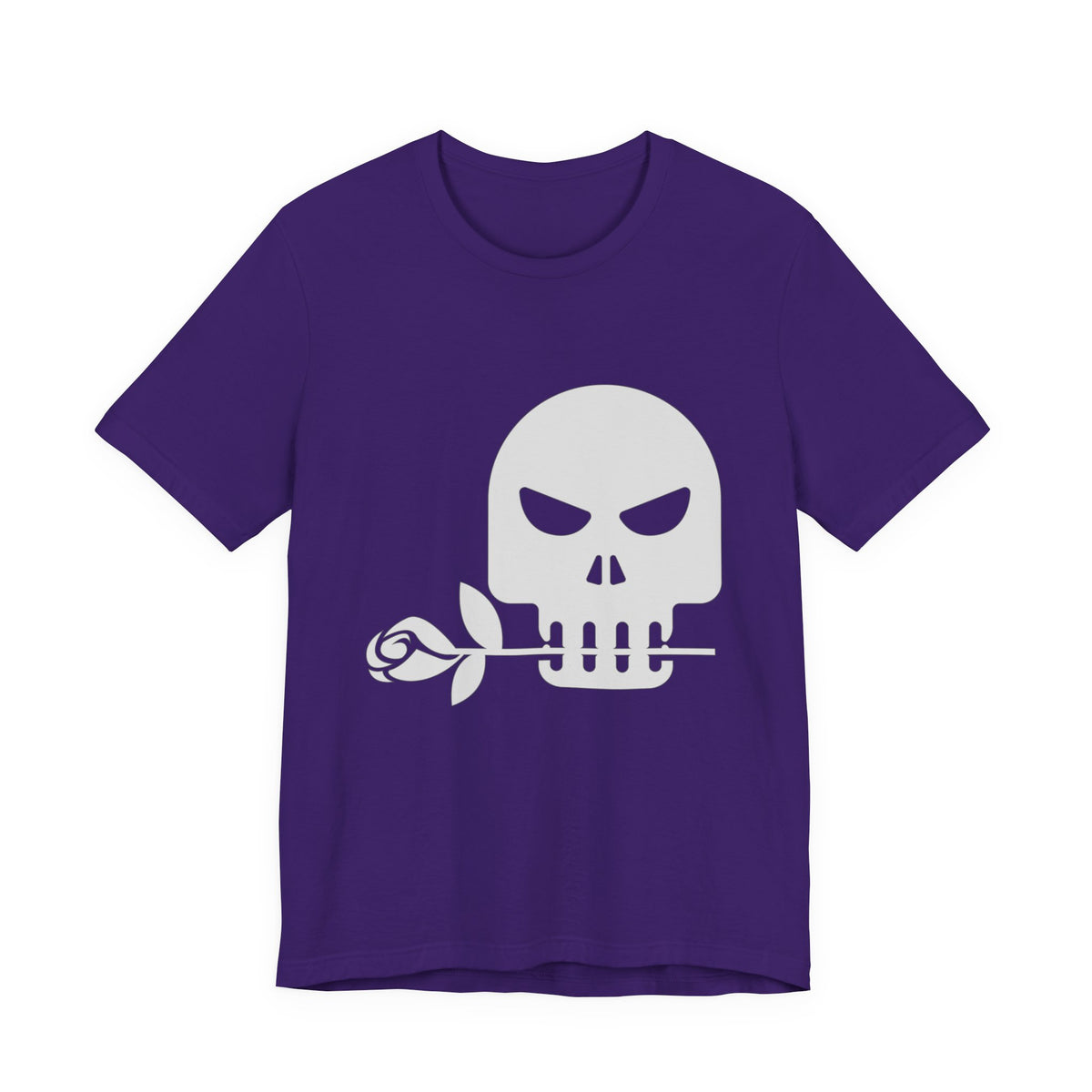 Camiseta unisex de algodón con calavera