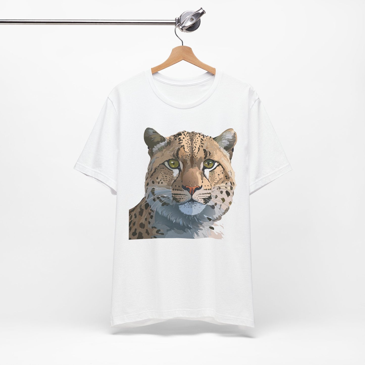 Unisex Animal Shirt With Animals Art Design Tee Short Sleeve Wildlife Print Tee Shirt