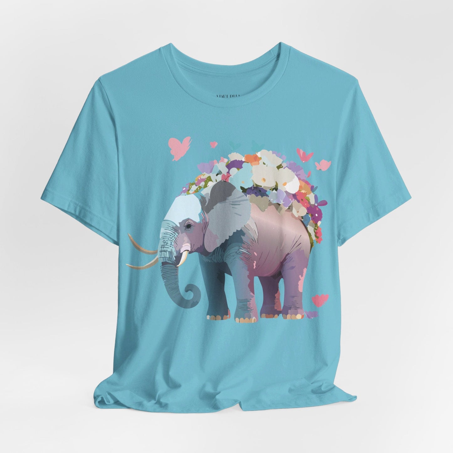 Elephant Graphic T Shirt Unisex Vintage Inspired Artwork By Adelpha Short Sleeve Tee