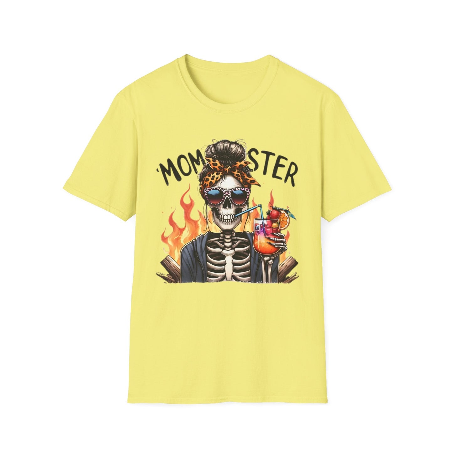 Skull Tee Shirt Unisex Skeleton Shirt Softstyle Gildan 100 Percent Cotton Graphic Tee
