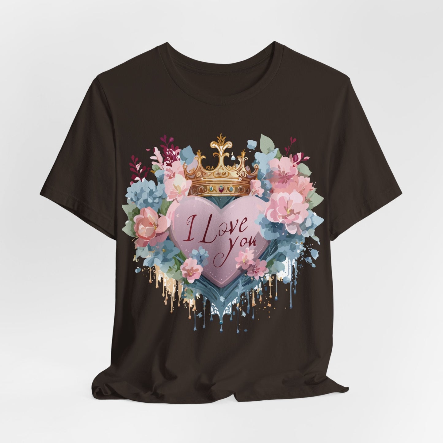 Valentine Graphic Tee Unisex Short Sleeve Jersey Shirt Adelpha Vintage Art Design