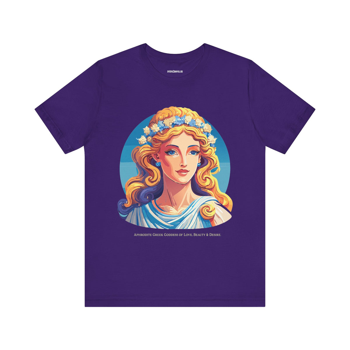 Goddess Graphic Unisex Cotton Bella+Canvas Tee with Aphrodite