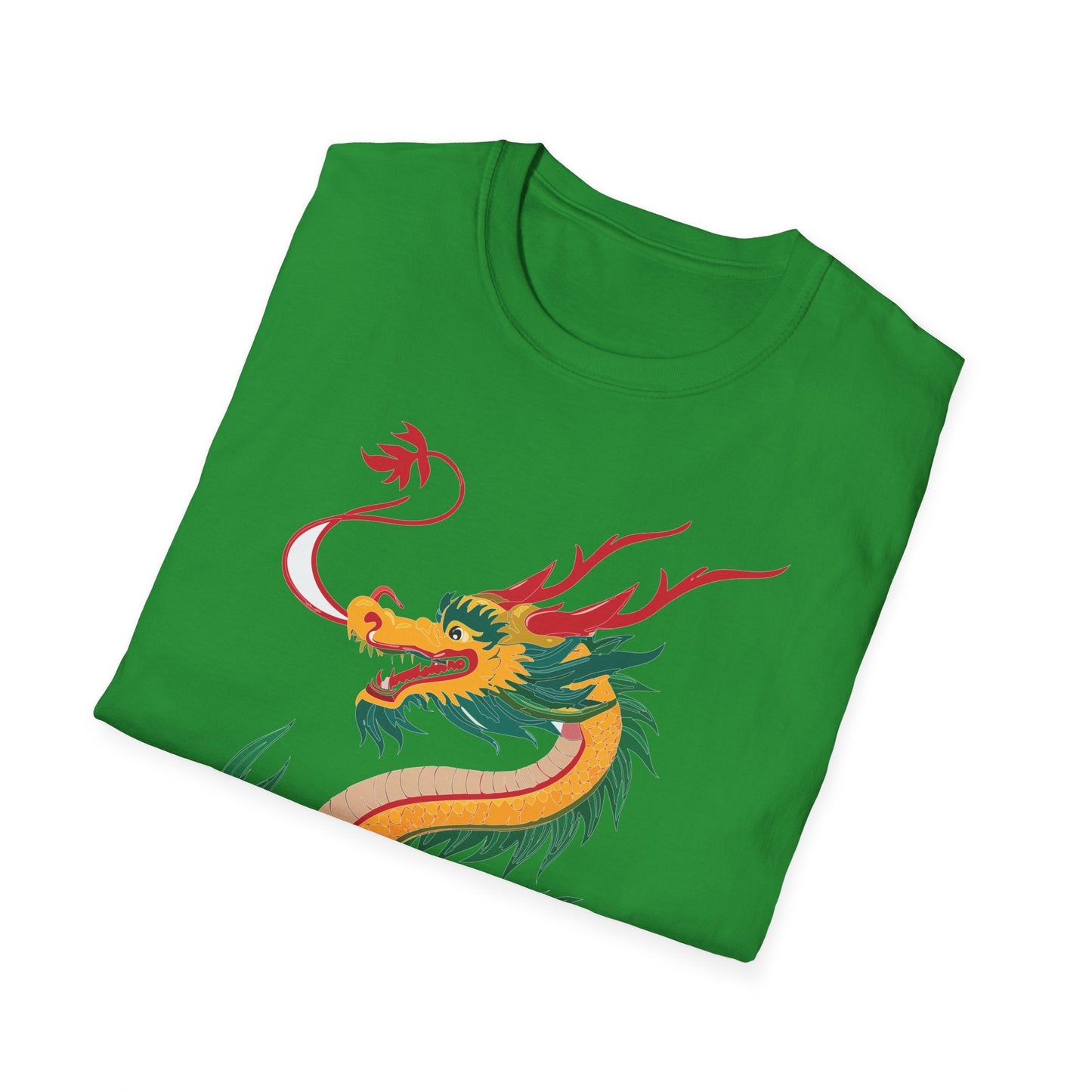 Dragon T Shirt Unisex Dragon Shirt Animal Shirt Gildan Softstyle 64000 100 Percent Cotton Tee