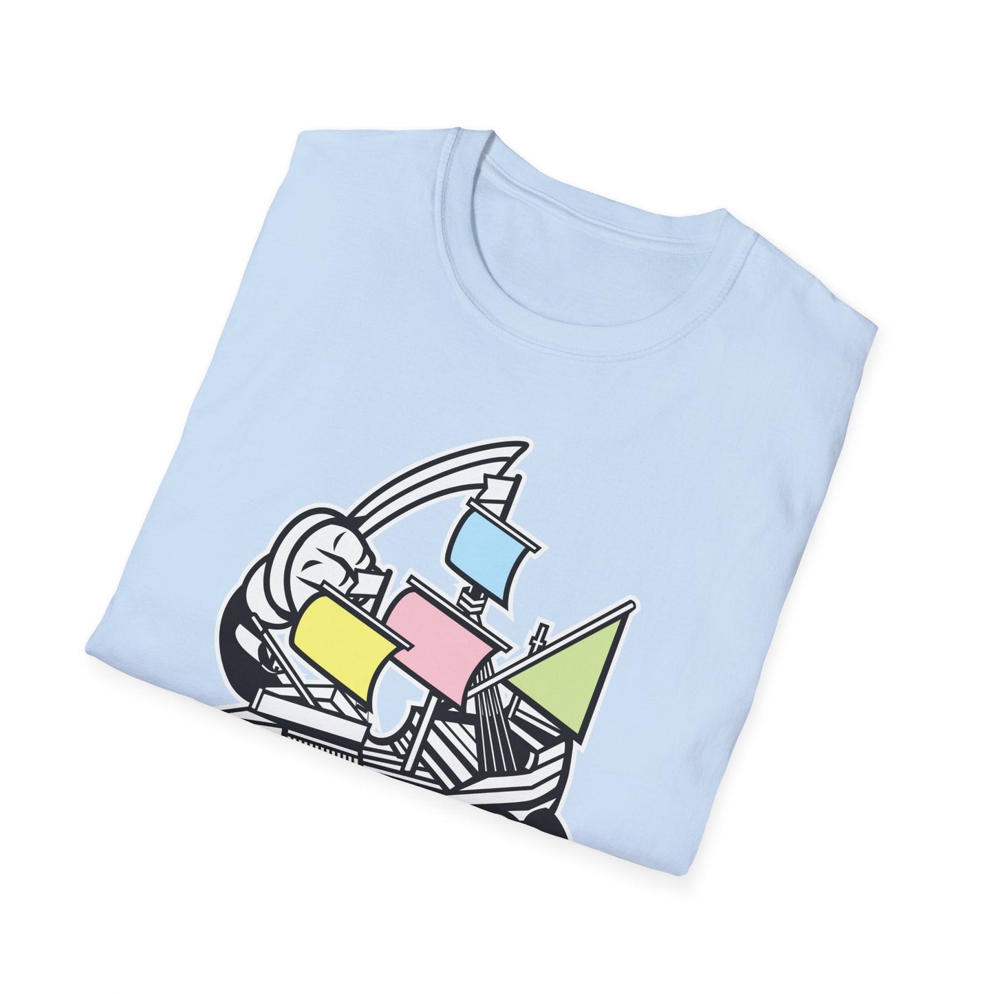 Cartoon T Shirt Animation Tee Funny Unisex Gildan Softstyle 64000 Short Sleeve Cotton