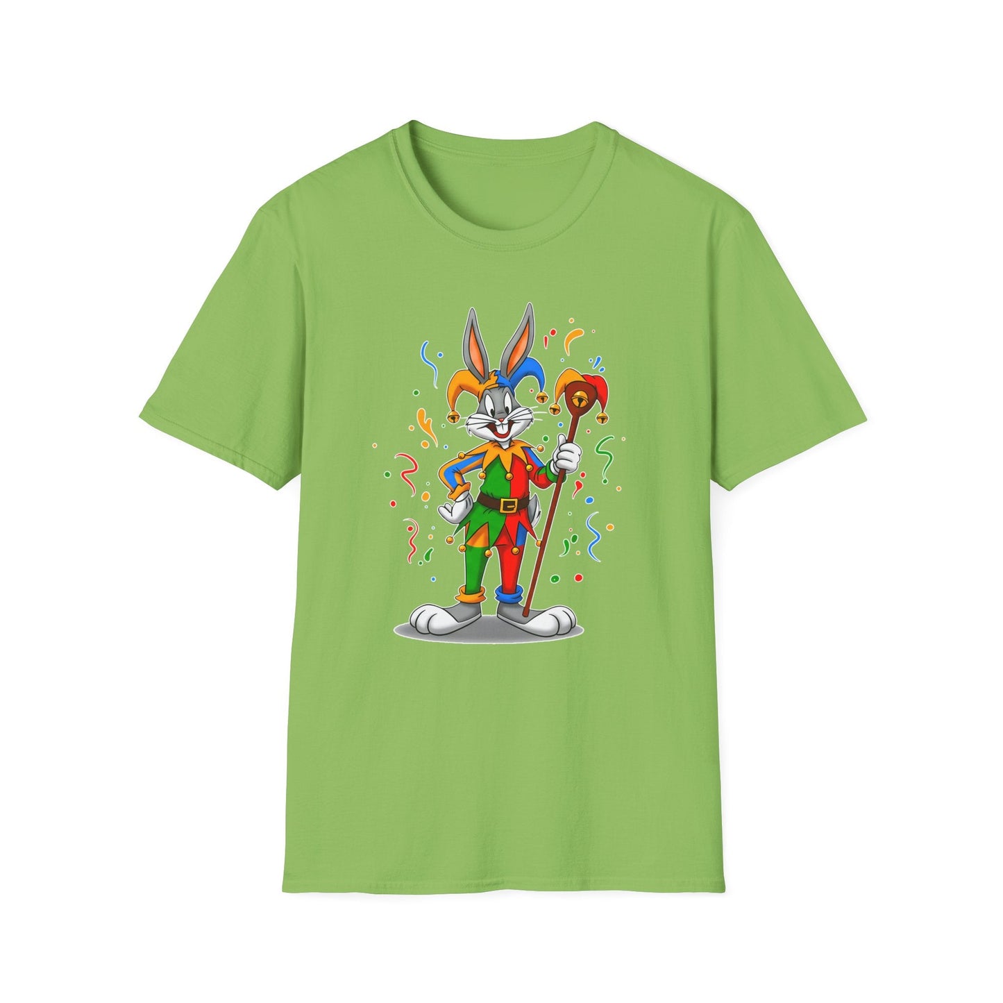 Cartoon Bunny Graphic Unisex Cotton Animal Animation Artwork Design Tee 22