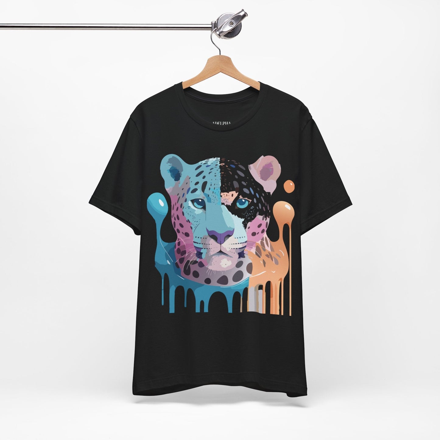 Cheetah Graphic Unisex 100 Cotton Artwork Tee 7