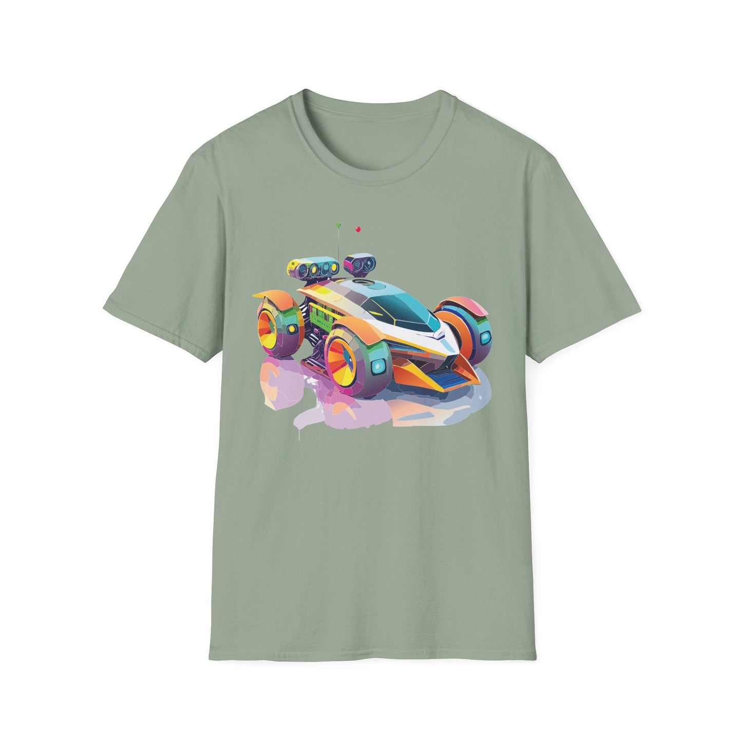 Car T Shirt Unisex Softstyle Tee With Cars Art Design Hot Wheels Edition Premium Cotton