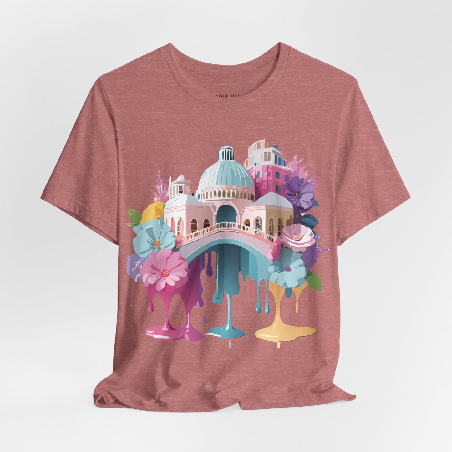 Venice Inspired Tourist Shirt Unisex Graphic Tee Adelpha Vintage Artwork Design Art