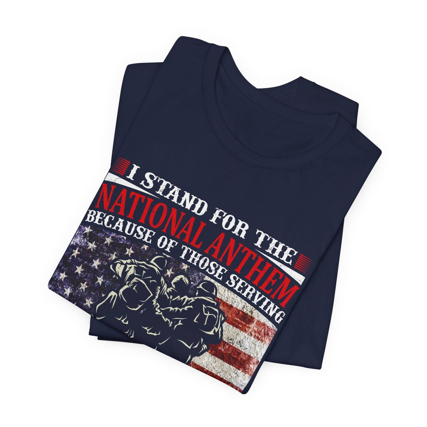 Army Veteran Patriotic Graphic Design Unisex Cotton T-Shirt v36