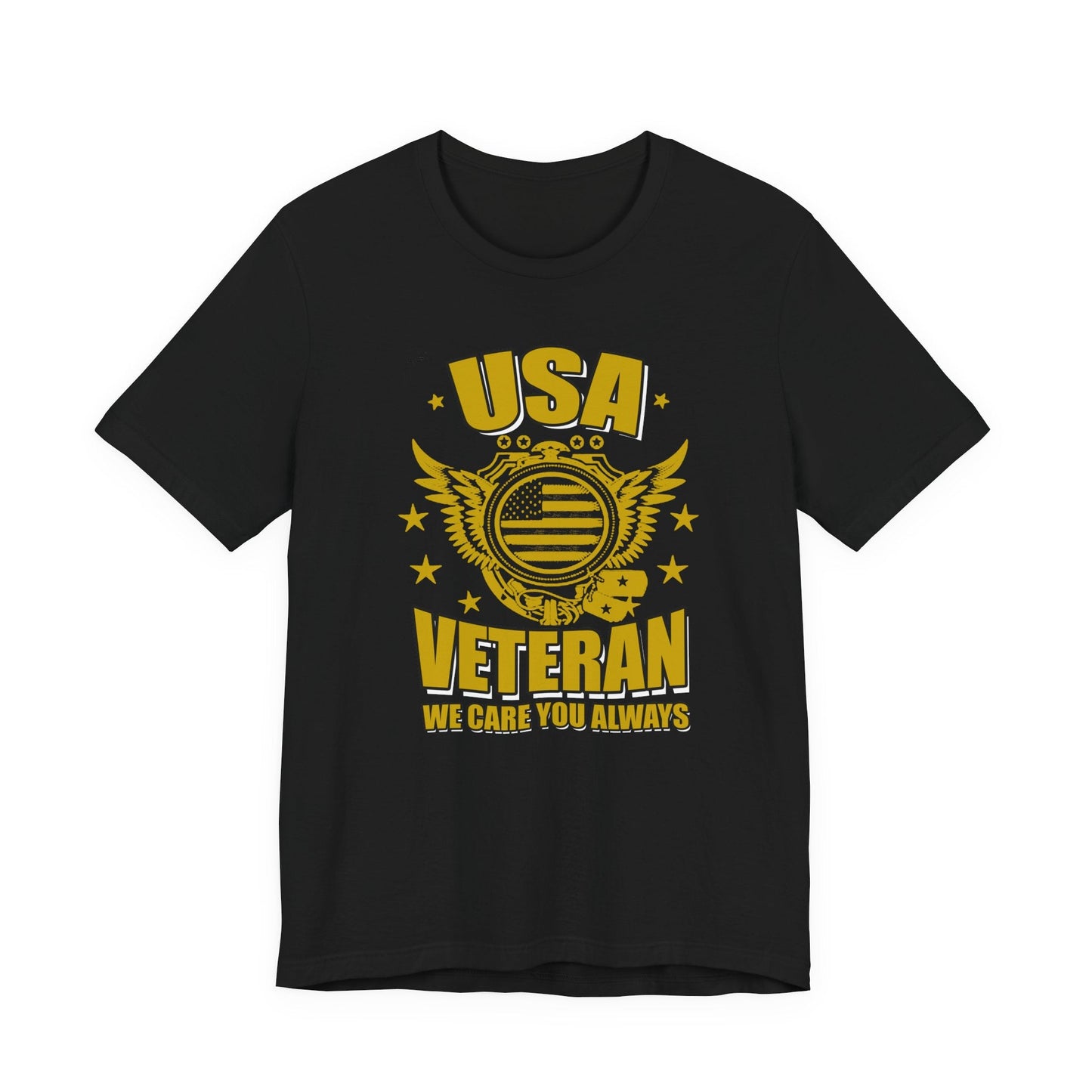 Army Veteran Patriotic Graphic Design Unisex Cotton T-Shirt v59