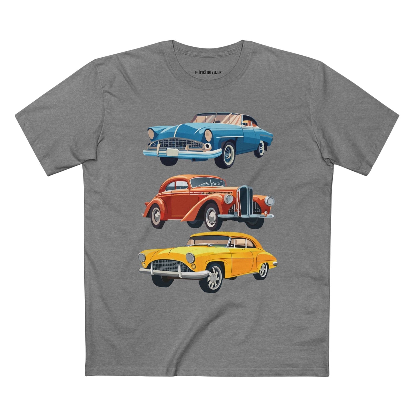 Retro Car Shirts Vintage Car Shirts RC4 Unisex Premium Cotton Tee With Original Art By Retro2Nova