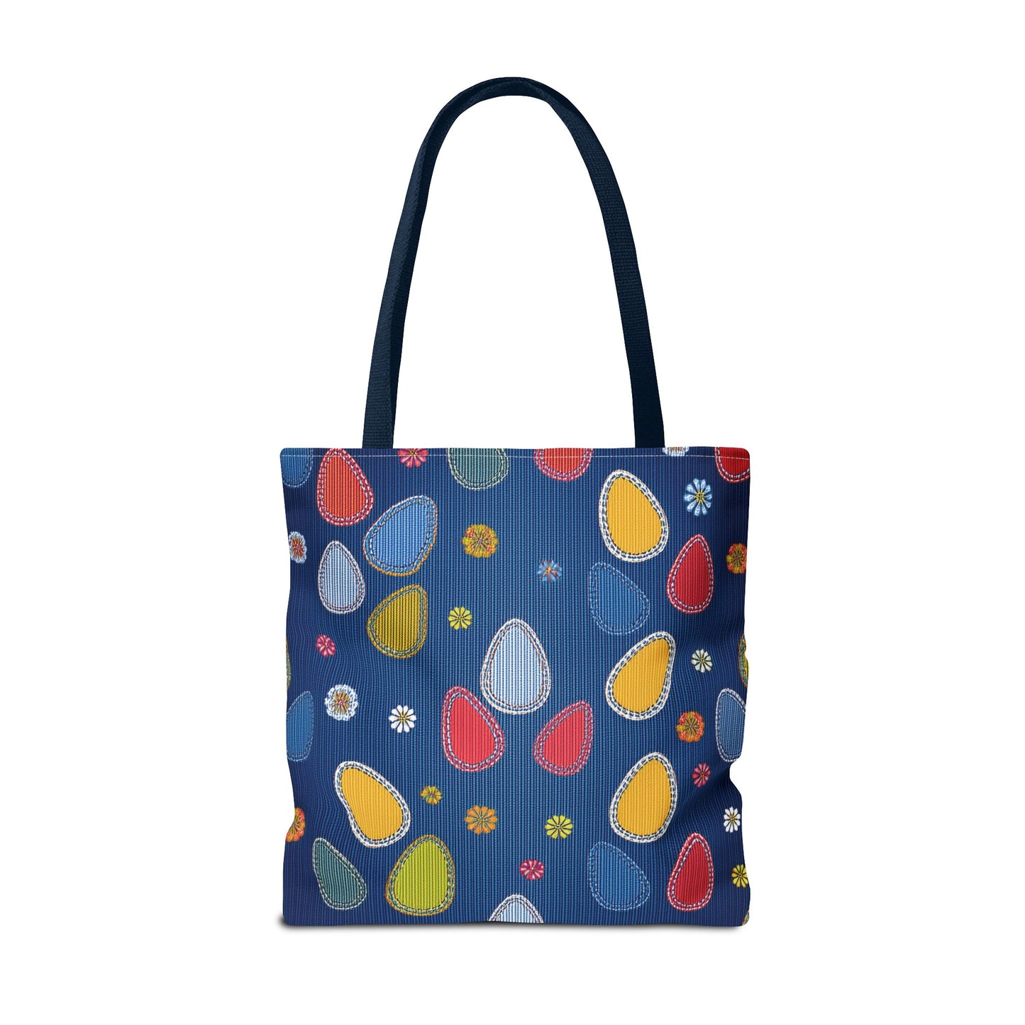 Easter Graphic Design Denim Fabric Imitation Print Unisex Canvas Bag Poly Spun 3 Sizes Tote Bag 204-13
