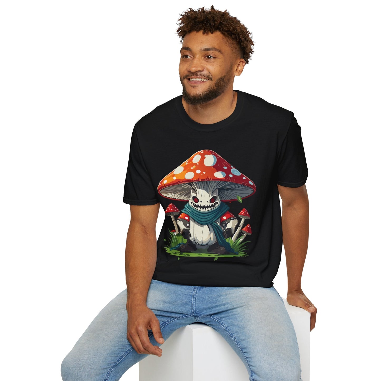 Unisex Mashroom T Shirt Funny Fungus Inspired Design Gildan Softstyle 64000 Tee Shirt