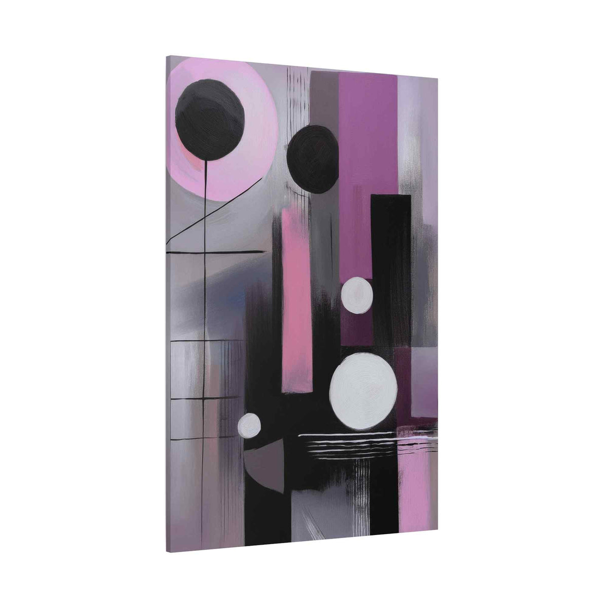 Abstract Geometric Painting Print Canvas 20x24,20x30,24x30 24x32,24x36,30x40 32x48,36x48,40x60 Pine-Wood Inner Frame ABS-44