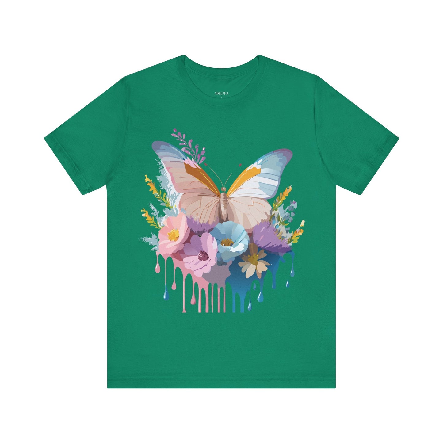 Butterfly Graphic T Shirt Unisex Adelpha Vintage Art Design Tee
