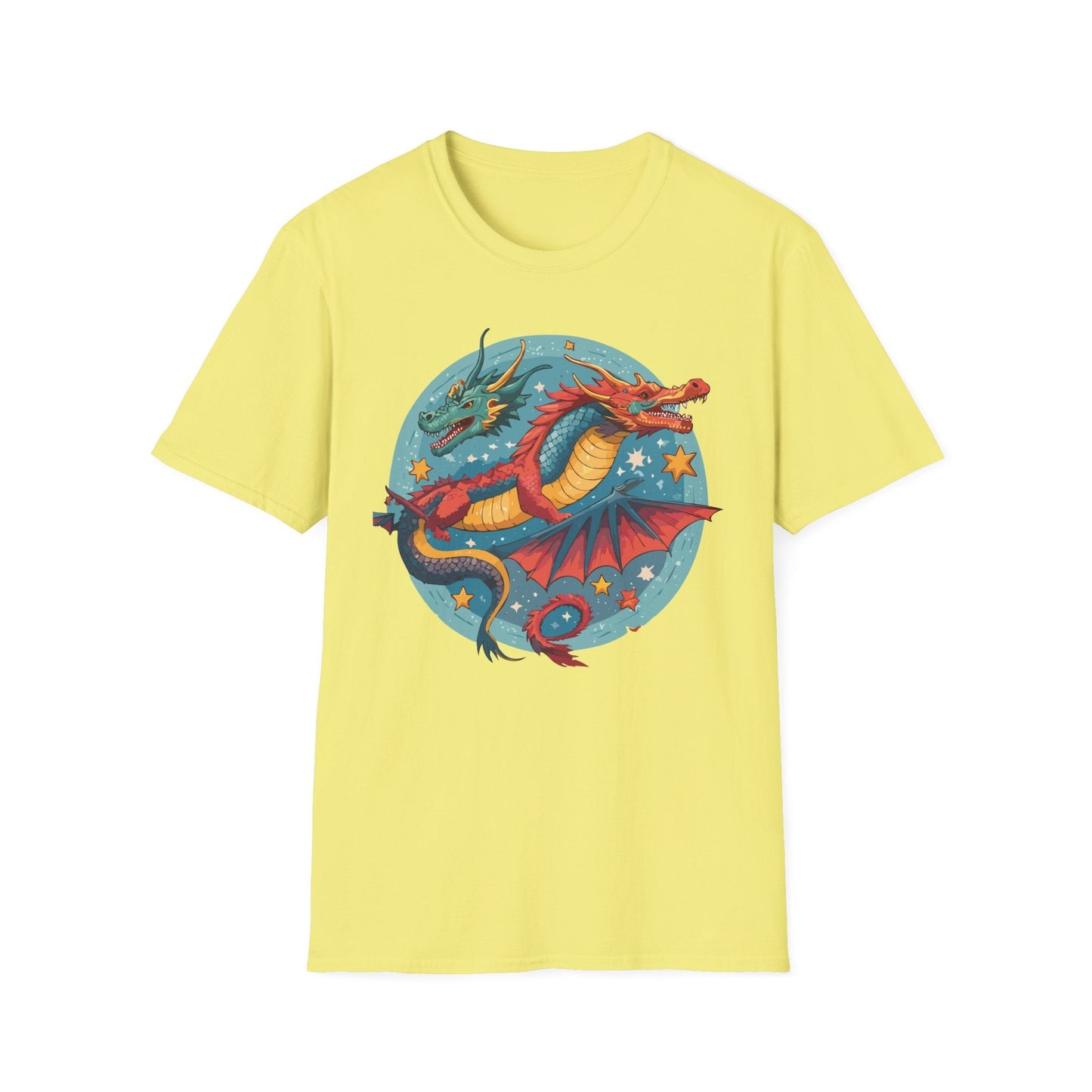 Dragon Graphic Unisex 100 Cotton Tee with Animal Artwork Design 19