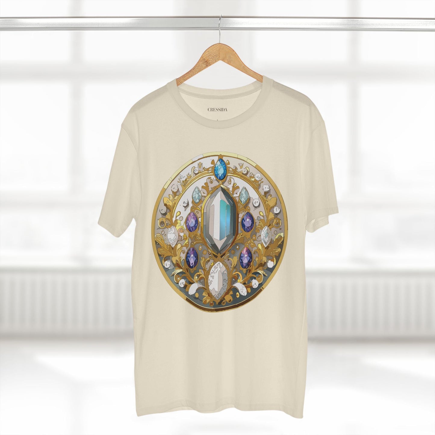Medallion Graphic T-Shirt Unisex 100 Cotton With Gold Art Design Medal Tee 15