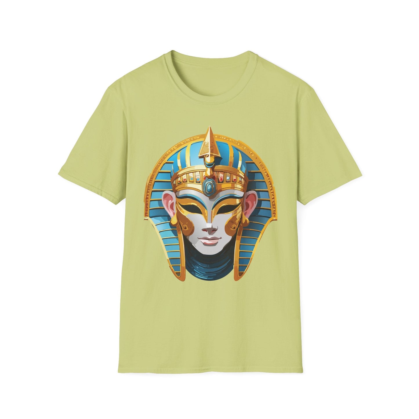 Mask Design Tee Shirt For Unisex Comfort Gildan Softstyle 64000 Ring Spun Cotton