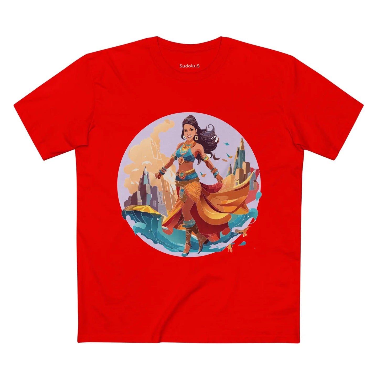 Dancer Graphic Unisex 100 Cotton Staple Tee 8