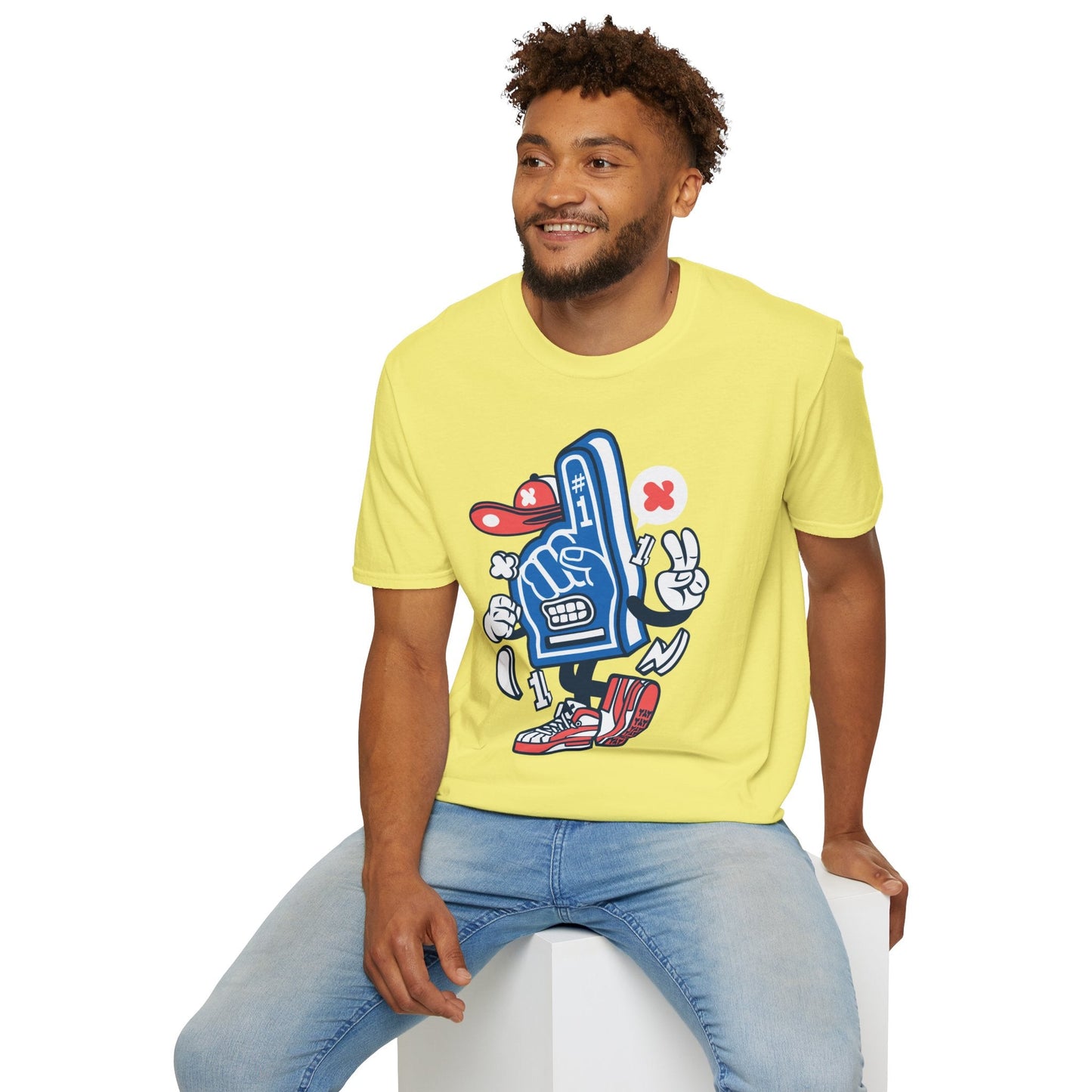 Cartoon T Shirt Animation Tee Unisex Funny Tee Gildan Softstyle 64000 100 Percent Ring Spun Cotton