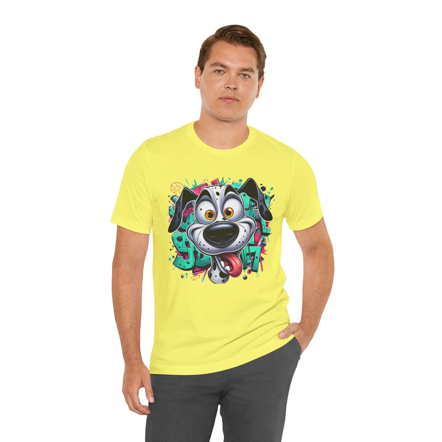 Viki Animal Tees, Dog Tee Shirt, Funny Dog T-Shirt, Art Design Top, Funny Animal T-Shirt, Graphic Tee